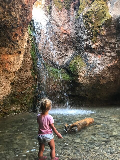 Utah family hikes: Grotto Falls 